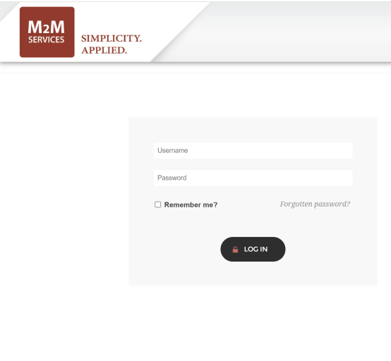 Shield Tech Monitoring M2M Login